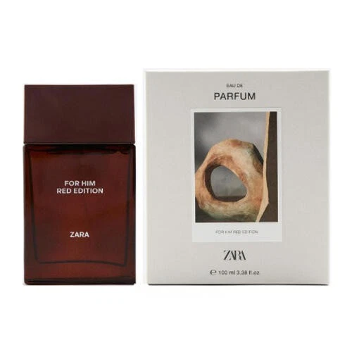 ZARA For Him Red Edition Men 3.38 oz (100ml) EDP Spray Retail Box - Image 1 of 1