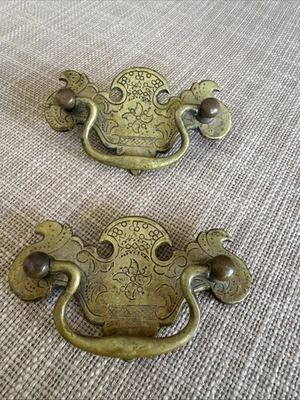 ПАРА гоняемых ручек королевы Анны Чиппендейл - Изображение 1 из 4