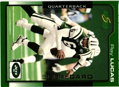 2000 Score - Ray Lucas #140 Scorecard /2000 - Image 1 of 2