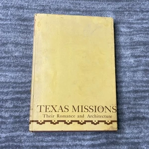 Vintage Texas Missions Charles Mattoon Brooks 1936 Hardcover Architecture Histor - Imagen 1 de 17