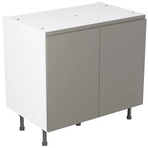 Kit Cucina J Pull Flatpack Unità Base Grigio Polvere Lucido 600mm - Foto 1 di 1