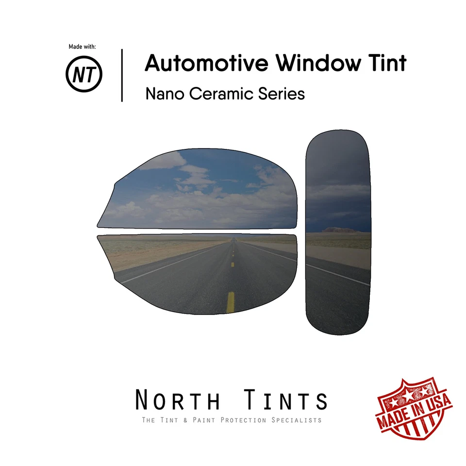 Película de tinte de ventana precortada nano cerámica vidrio para automóvil para Porsche Boxster 2005-2012 Foto 1 de 4