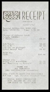 Sc# CVUX3-4/UPSS# PB3b1-2 - 19c EAGLE & STAR - "FIRST DAY" OF SALE AT 20066 - Picture 1 of 5