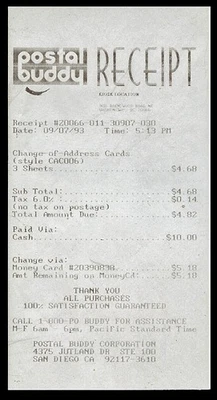 Sc# CVUX3-4/UPSS# PB3b1-2 - 19c EAGLE & STAR - "FIRST DAY" OF SALE AT 20066 - Image 1 of 4