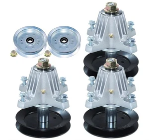 3 Pack 918-06980 Spindle Assembly with 756-05034A Idler Pulley 954-04077A - Picture 1 of 8