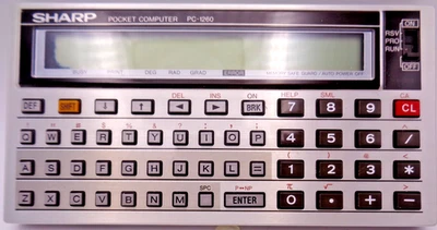 SHARP POCKET COMPUTER PC-1260 (+ COVER) 🟡 GETESTET #ANZEIGE JAPANISCH - Bild 1 von 4