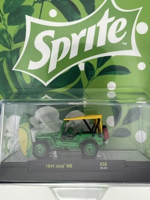 💥💥M2 Machines 1944 Jeep MB - Sprite CHASE Green Chrome , 1 Of 750💥💥 - Image 1 of 4