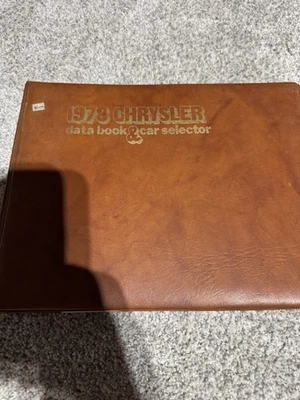 1978 Chrysler Dealer Album Color & Trim Upholstery Selector Cordoba New Yorker - Image 1 of 4
