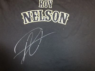 Roy Nelson Signed UFC 159 Walkout Shirt PSA/DNA COA Big Country MMA Elite XL 137 - Image 1 of 4