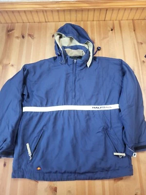 Vintage Ellesse Pullover 1/4 Zip Size S Blue Insulated Halfball - Image 1 of 4