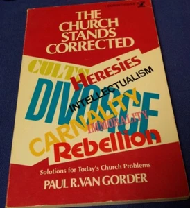 THE CHURCH STANDS CORRECTED SOLUTIONS FOR TODAY'S CHURCH PROBLEMS 1967 PAPERBACK - Bild 1 von 9