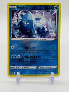 Regice 037/189 Reverse Holo Rare Astral Radiance Pokemon Card