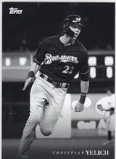 2020 Topps On Demand Black & White Base #4 Christian Yelich Brewers