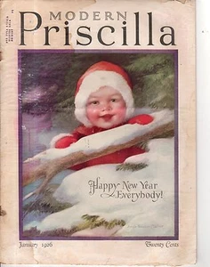 1926 Modern Priscilla Enero - Annie Benson Muller; Veneciana Calado Cuadrados - Picture 1 of 1