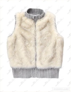 NWT Gymboree Enchanted Winter Faux-Fur Vest Size 5-6 7-8 10-12 Girls - Picture 1 of 1