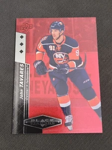 2010-11 UD UPPER DECK BLACK DIAMOND JOHN TAVARES #133 #ed 15/100 RUBY RED TRIPLE - Picture 1 of 2
