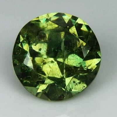 1.15ct Natural Green Demantoid Garnet Madagascar  Round Shape Free Shipping - Image 1 of 2