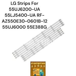 LED Strips For 55UJ6200-UA 55LJ5400-UA RF-AZ550E30-0601B-12 55UJ6000 55E388G - Picture 1 of 8
