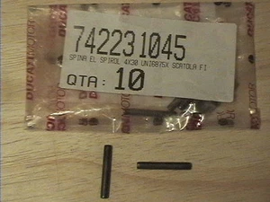 ORIGINAL DUCATI AIRBOX PIN 4x30 742231045 NUEVO SPINA EL SPIROL 4X30 CAJA FI - Imagen 1 de 1
