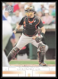 Tarjeta de béisbol MLB 2002 Upper Deck Baltimore Orioles Geronimo Gil 586 CB-1-1-A-31 - Imagen 1 de 7