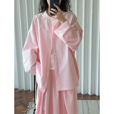 Womens THE ROW Summer New Button Simple Button Shirt Soft Fashion Top - Image 1 of 4