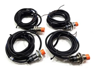 AUTONICS PR18-8AC CYLINDRICAL INDUCTIVE PROXIMITY SENSOR (LOT OF 4) - Picture 1 of 4