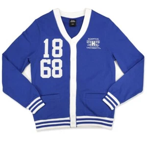 Hampton University M5 Men's Cardigan Royal Blue - Picture 1 of 1
