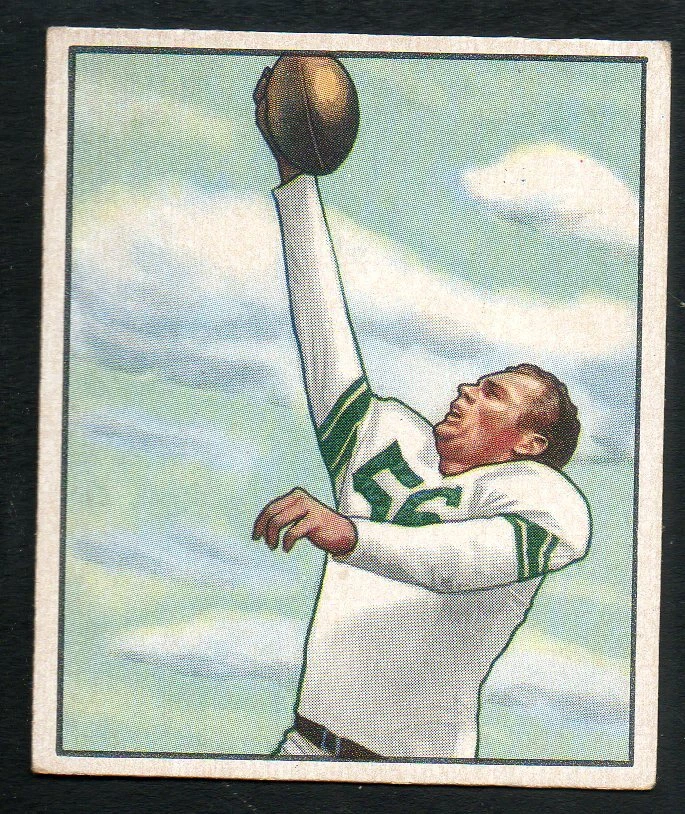 1950 Bowman Football Card  #76 Bill Leonard-Baltimore Colts Ex Card - Image 1 of 1