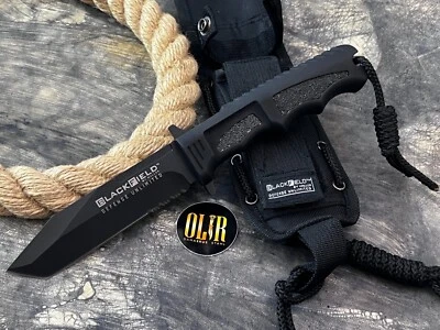 HALLER BLACKFIELD BASIC TANTO 440 Stahl Rostfrei Jagd Outdoor Messer Taktische Messer