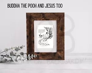 Buddha the Pooh and Jesus too Walking Together Stampa/poster - Più taglie - Foto 1 di 62
