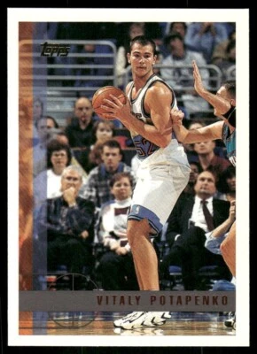 1997-98 Topps #96 Vitaly Potapenko Cleveland Cavaliers basketball card - Image 1 of 2