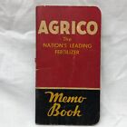 Livre de mémo de poche vintage des années 1940 Agrico premier engrais de la nation