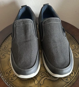 Nunn Bush Conway 2.0 Knit Moc Toe Slip On Relaxed Walking Shoes Sz 10 84977 Gray - Picture 1 of 11