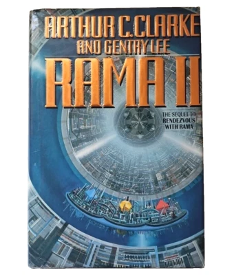 Gentry Lee Signed Rama II The Sequel to Rendezvous with Rama HC Arthur C. Clarke - Image 1 of 4