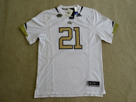 Adidas Authentic NCAA Georgia Tech Yellow Jackets Stitched Jersey Men M New Cover