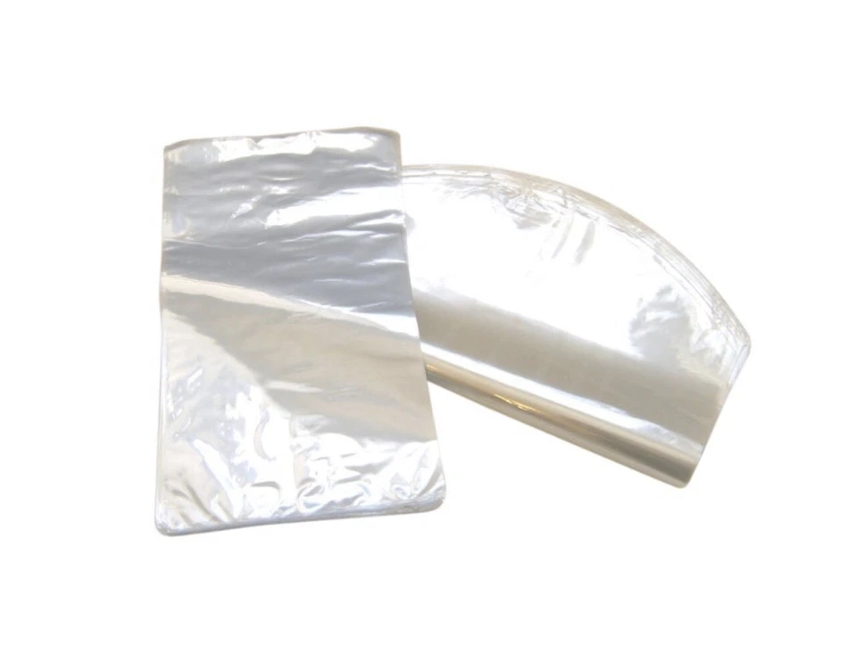 OSB-65-105-100A  6.5” X 10.5” 100 G. Food Safe Polyolefin Shrink Bags 500 Piece - Image 1 of 1