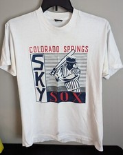 Vintage Colorado Springs Sky Sox T-shirt Size XL Screen Stars
