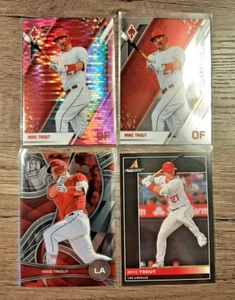 (4) LOTE MIKE TROUT 2022 CHRONINCLES PHOENIX PINK PRIZM SPECTRA PINNACLE ANGEL D* - Imagen 1 de 2