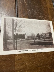 1909 WINONA MISSISSIPPI POSTCARD STREET SCENE - Picture 1 of 2