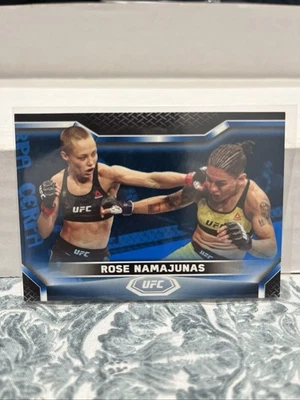 Rose Namajunas 2020 TOPPS UFC BLUE /75 STRAWWEIGHT - Image 1 of 3