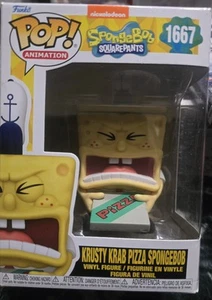 SpongeBob SquarePants 25th Krusty Krab Pizza Funko Pop Figura #1667 - Foto 1 di 6