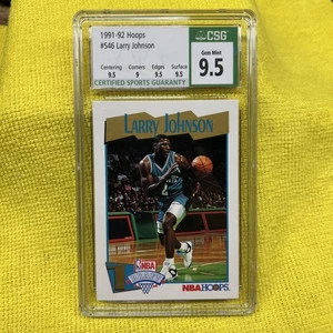 1991-92 NBA Hoops - Larry Johnson #546 (RC) CSG 9.5 🔥🔥 - Picture 1 of 4