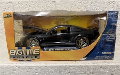 RARO Shelby Mustang GT500 2007 Negro Gris Str 40th 1:24 Jada Foto 1 de 4