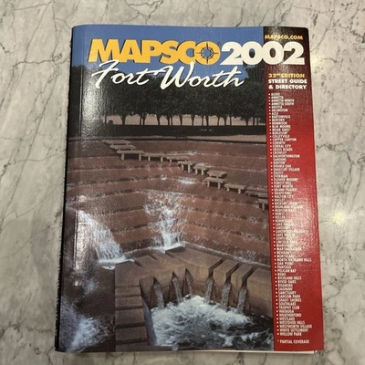 Fort Worth, Tarrant County, Texas - Mapsco - 2002 edition - Image 1 of 2