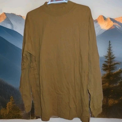 ARMY NAVY VINTAGE 1990S MENS LONGSLEEVE TURTLENECK TSHIRT  SIZE XLARGE - Image 1 of 3