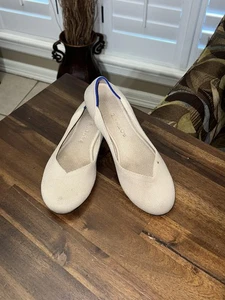 Rothy's Women's Beige Knit Slip On Flats Size 7.5 - Picture 1 of 9