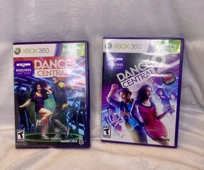 Dance Central 1 -2, Xbox 360 - Complete CIB Tested Xbox Kinect Microsoft  - Image 1 of 4