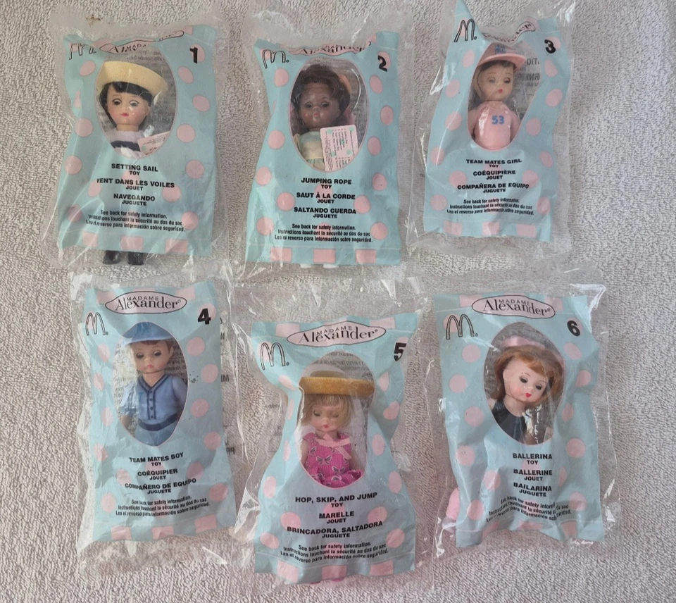 Lote de seis muñecas Madame Alexander - McDonald's 2005 Foto 1 de 1
