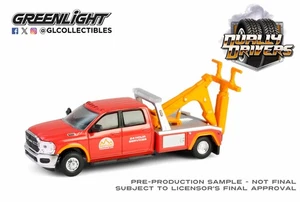 Greenlight Dually Drivers 16 - 2022 Dodge Ram 3500 Dually Wrecker 46160-E - Picture 1 of 2