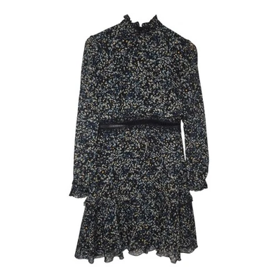 Vestido de condesa de gasa acampanado en capas con estampado floral Donna Morgan para mujer talla 4 Foto 1 de 4